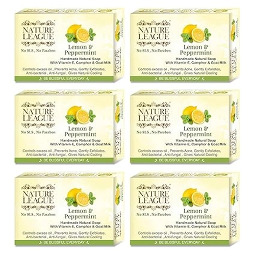 Lemon&Peppermint Natural Cooling Soap-600Grams